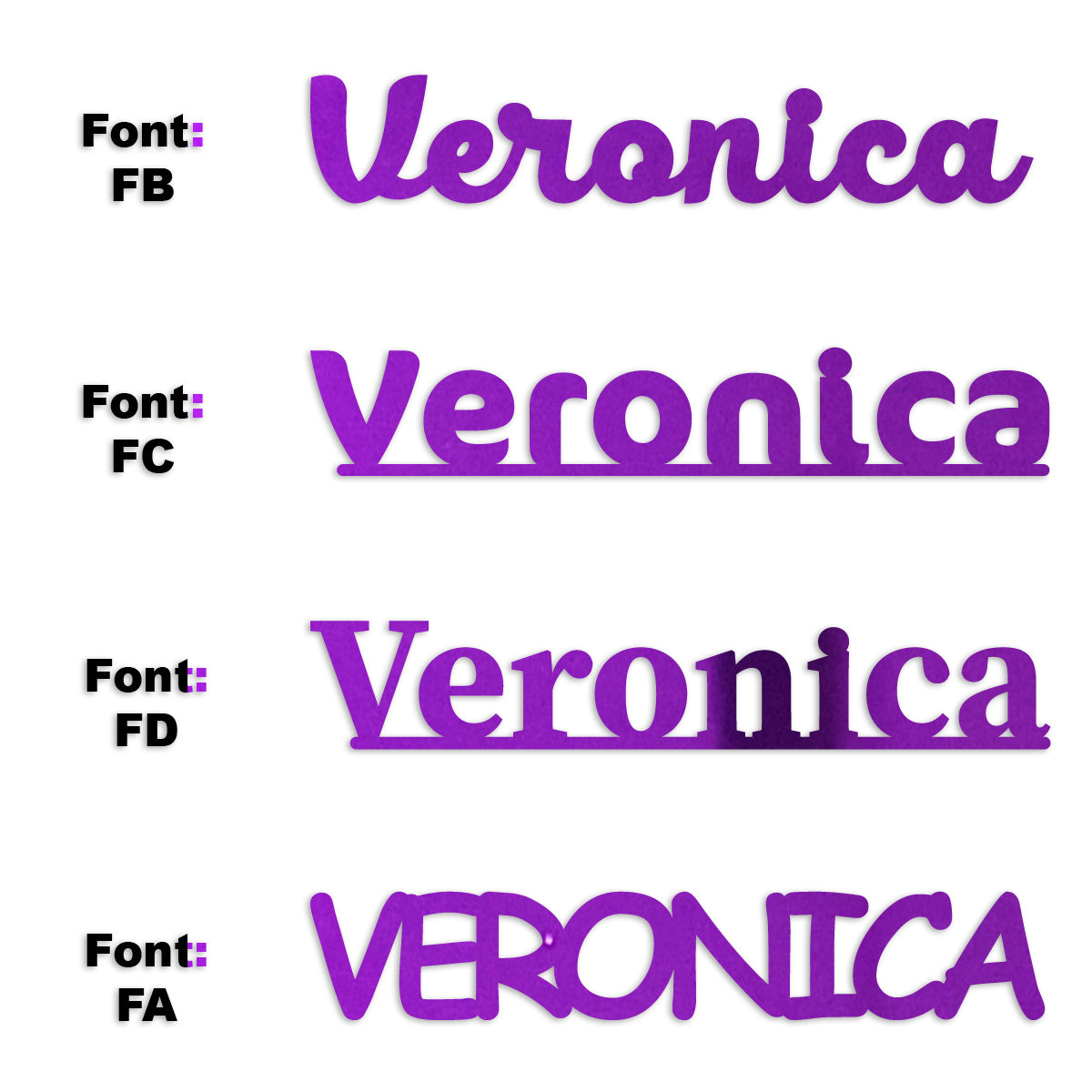 Custom-Fetti Girl - VERONICA Purple