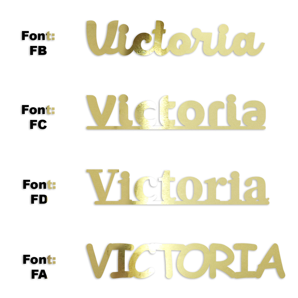 Custom-Fetti Girl - VICTORIA Gold