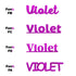 Custom-Fetti Girl - VIOLET Fuchsia