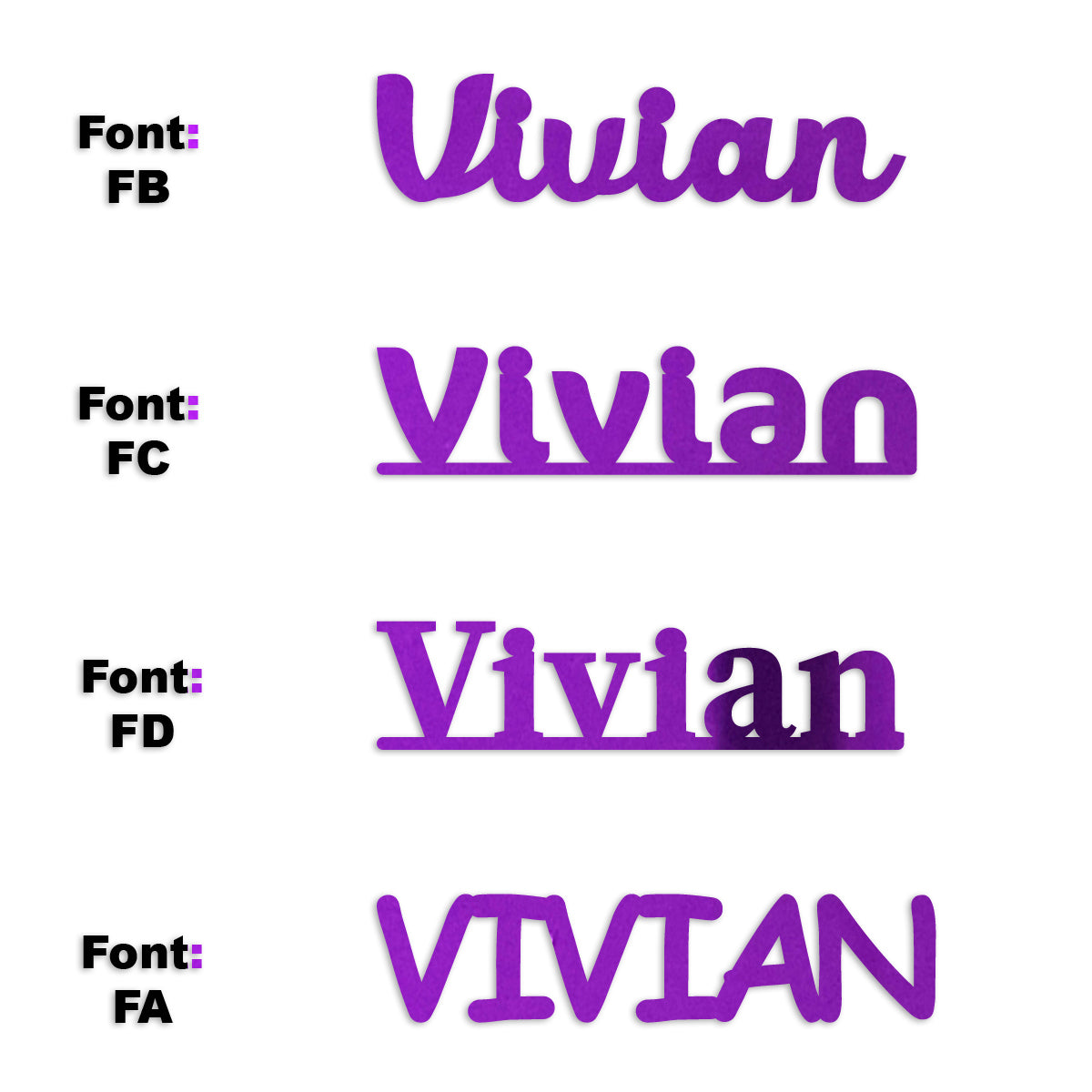 Custom-Fetti Girl - VIVIAN Purple