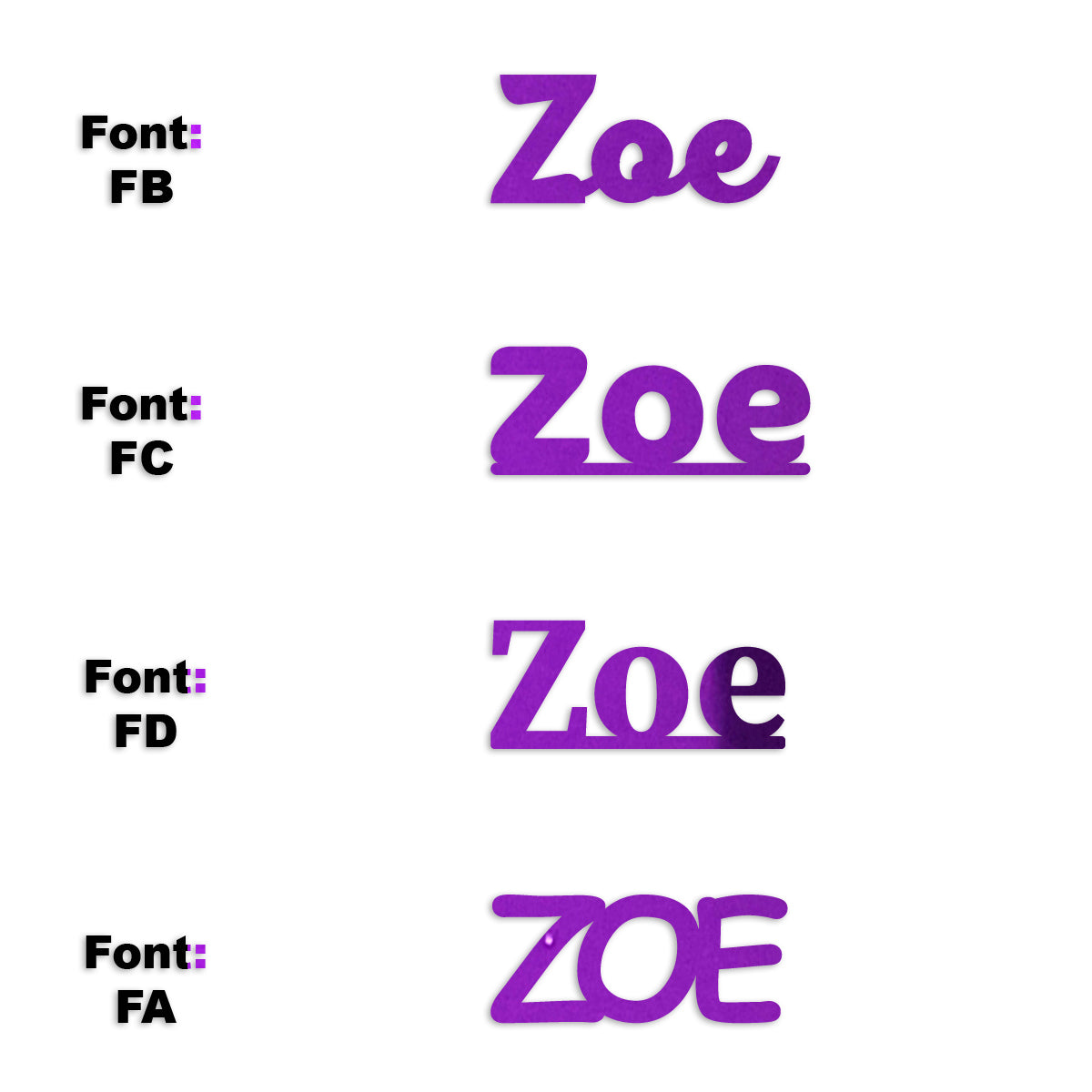 Custom-Fetti Girl - ZOE Purple