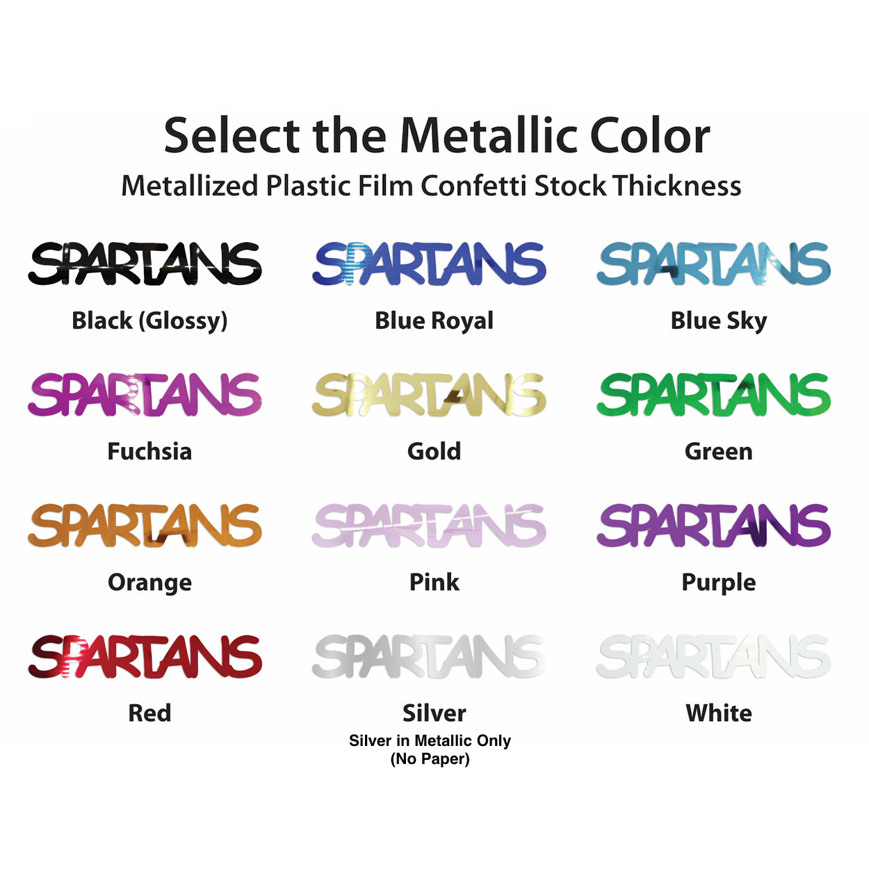 Team Pick a Color Metallic