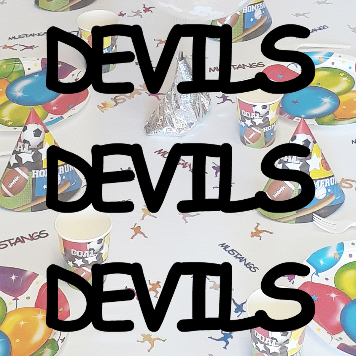 Custom-Fetti Team - DEVILS Black