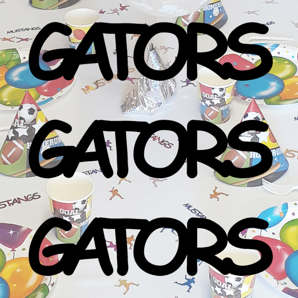 Custom-Fetti Team - GATORS Black