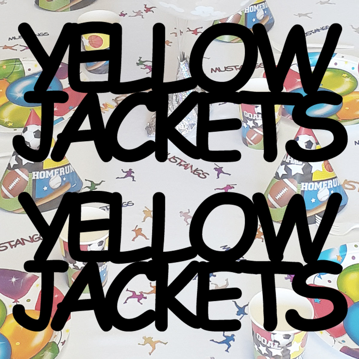 Custom-Fetti Team - YELLOW JACKETS Black