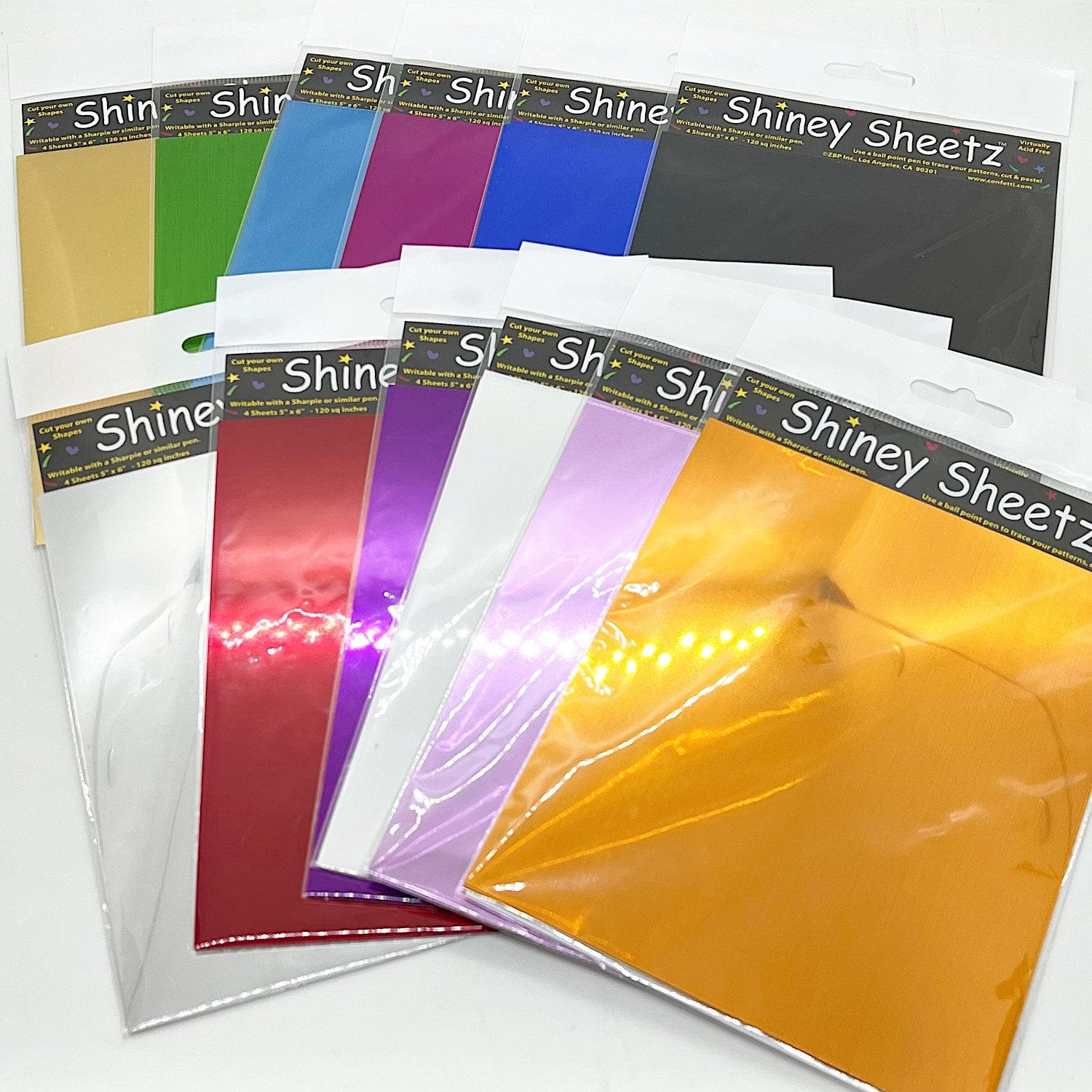 Glossy Sheet 5" x 25 Feet Black