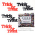 Confetti Word Trick or Treat Black/Orange Mix 