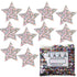 Confetti Star 3/4" Prisma Silver 