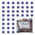 Confetti Star 1/4" Blue Royal 