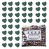 Confetti Heart 1/4" Green Hunter 