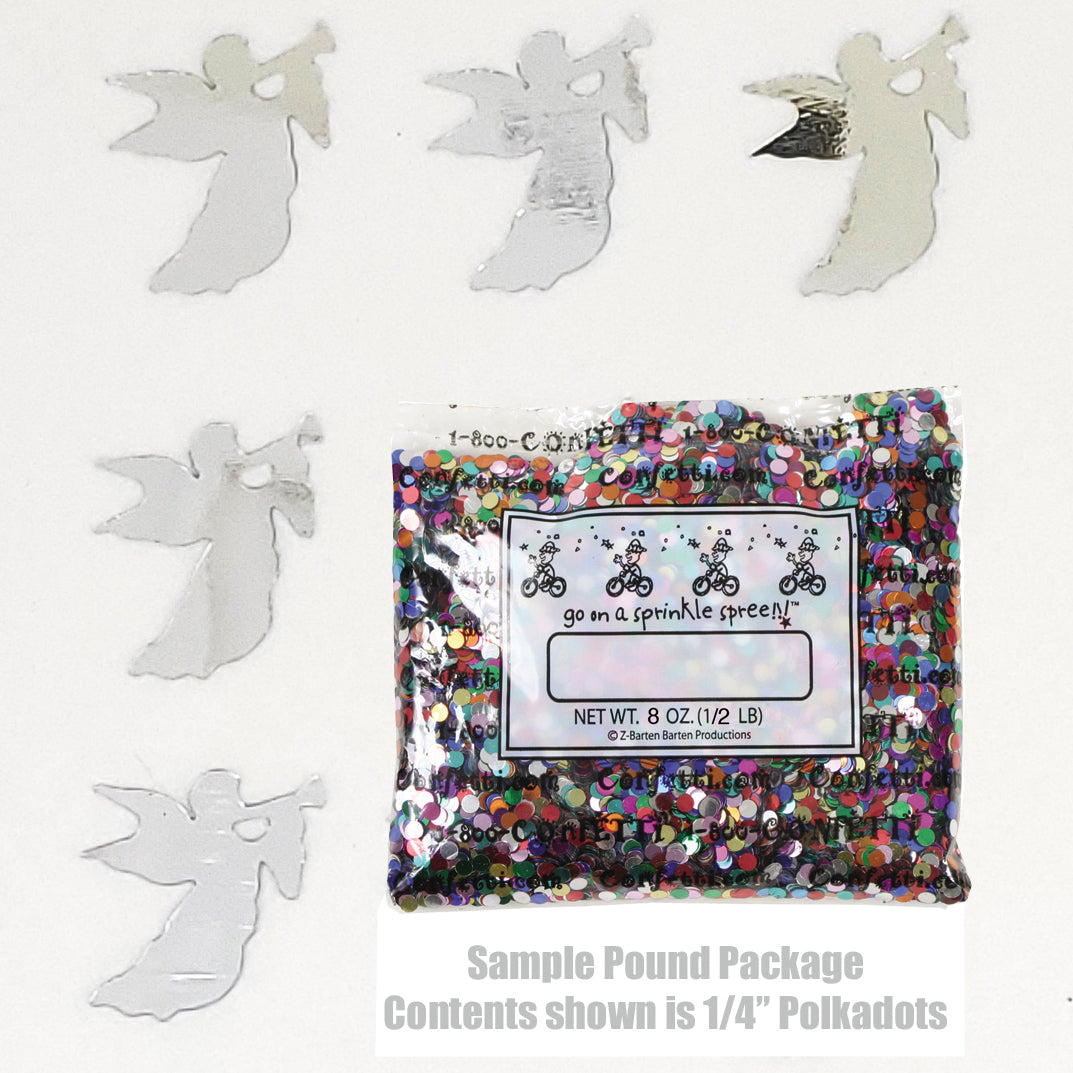 Confetti Angel w/ Horn Silver 