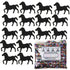 Confetti Horse Black 