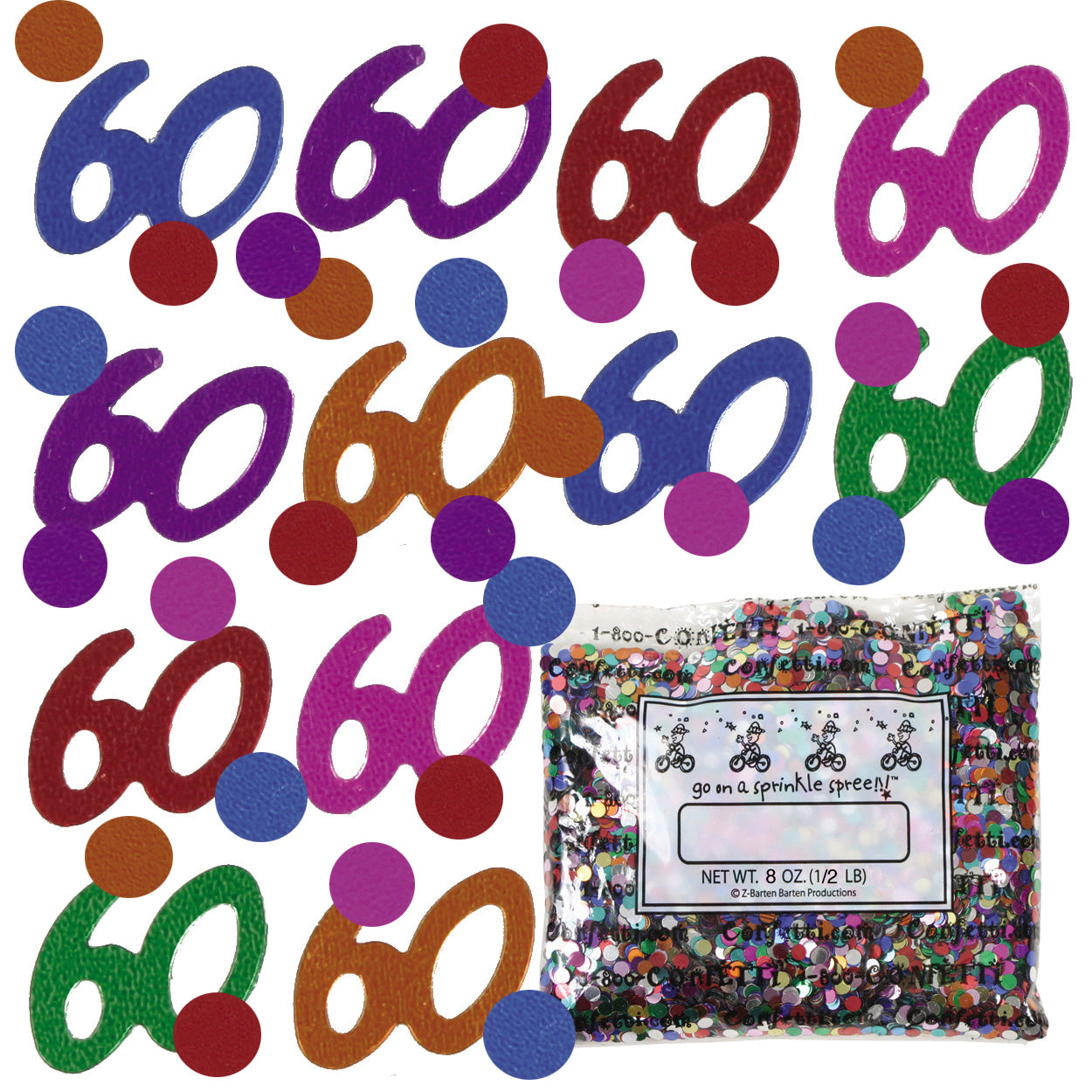 Confetti Mix - 60s & Circles MultiColors