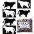 Confetti Cow Black, WhiteÉ