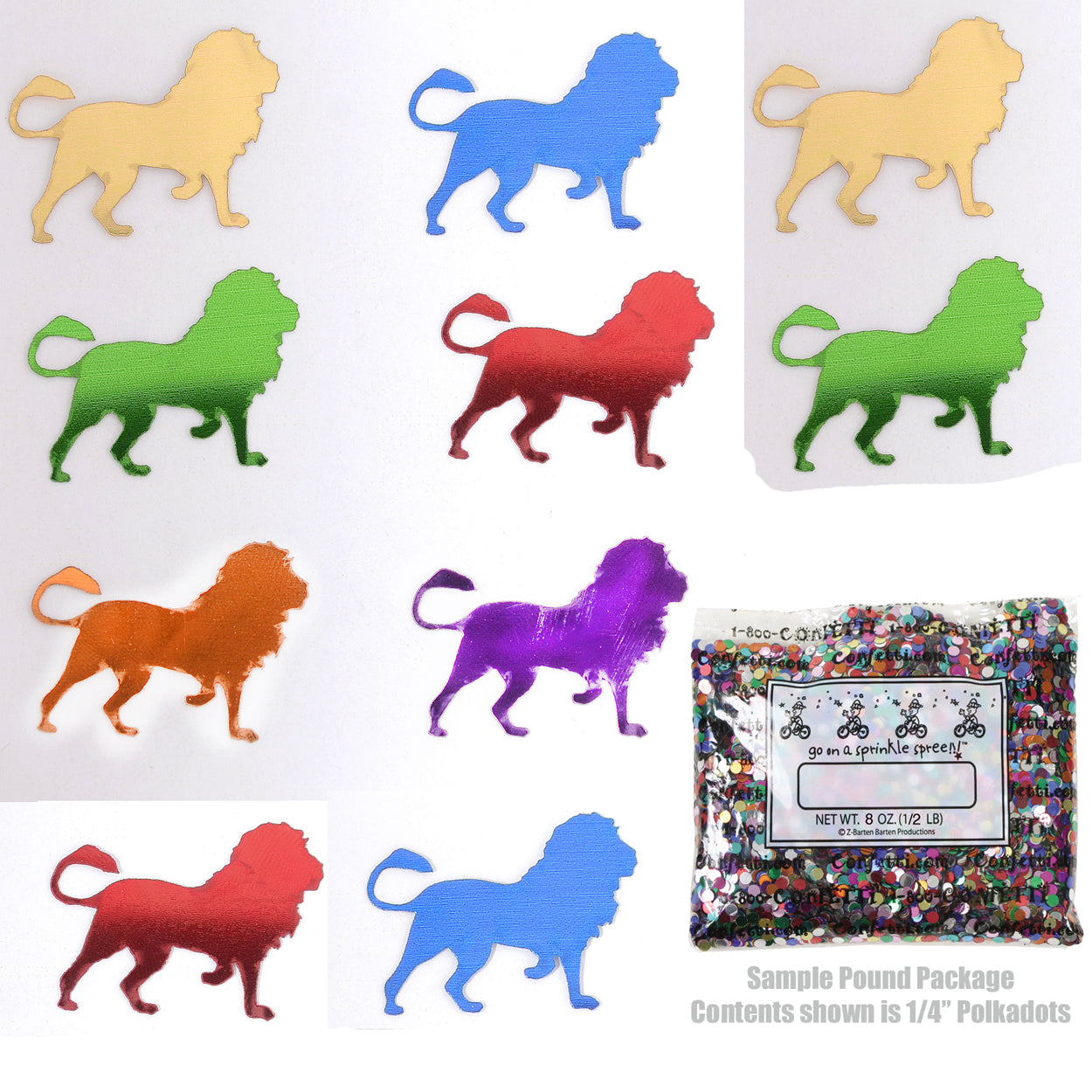 Confetti Lion MultiColors 