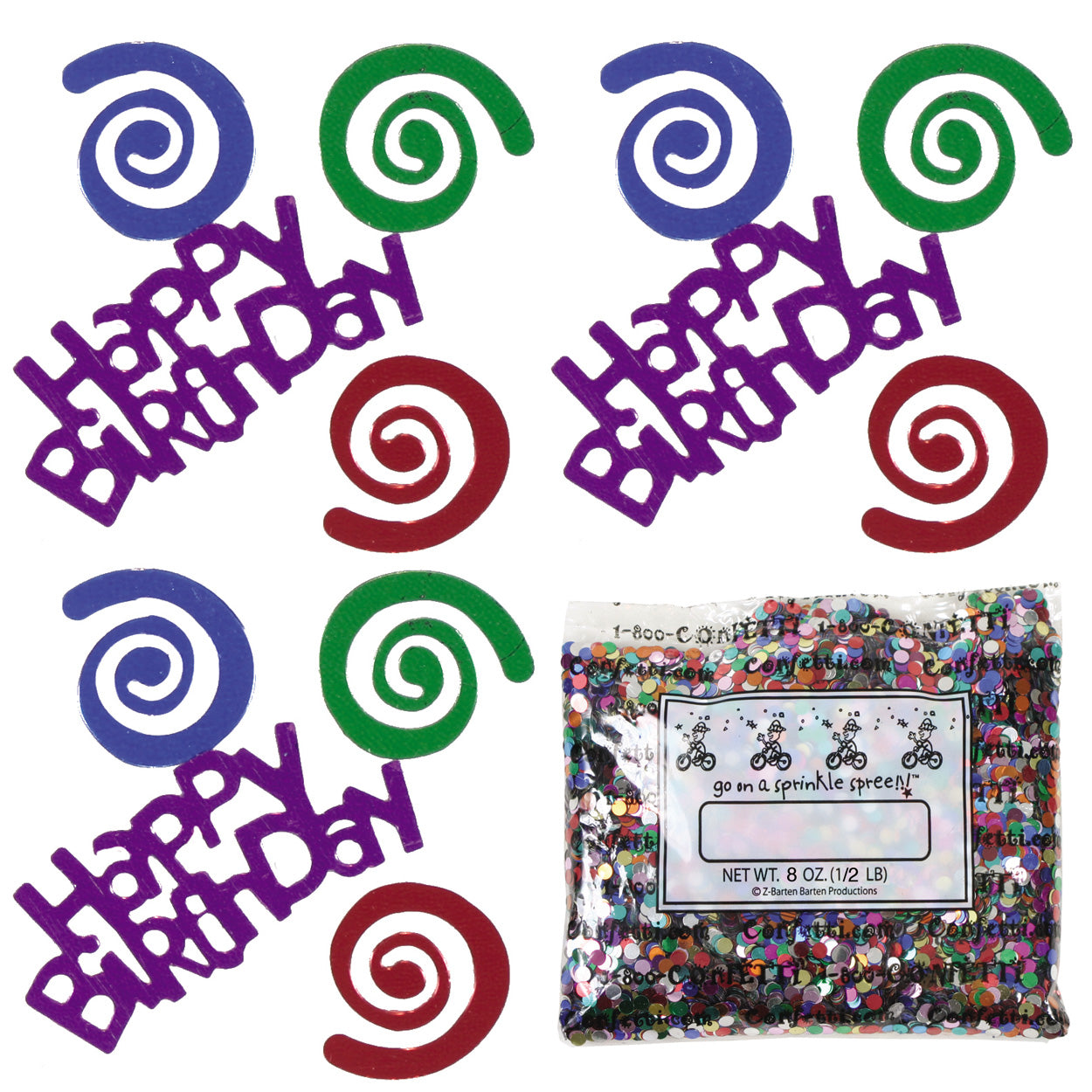 Confetti Mix - Birthday Curly Q