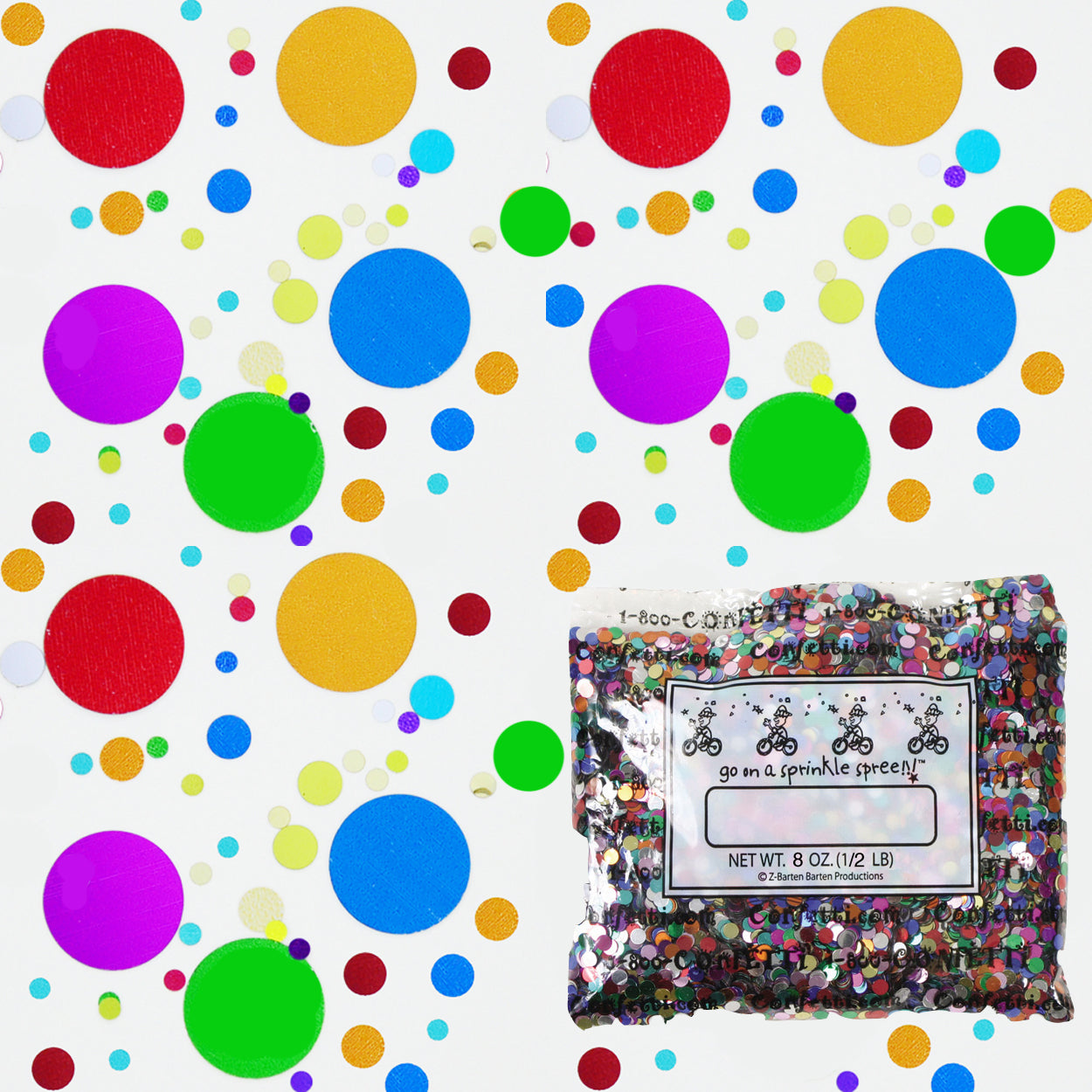 Confetti - Circle New Bubbly (3 Sizes)