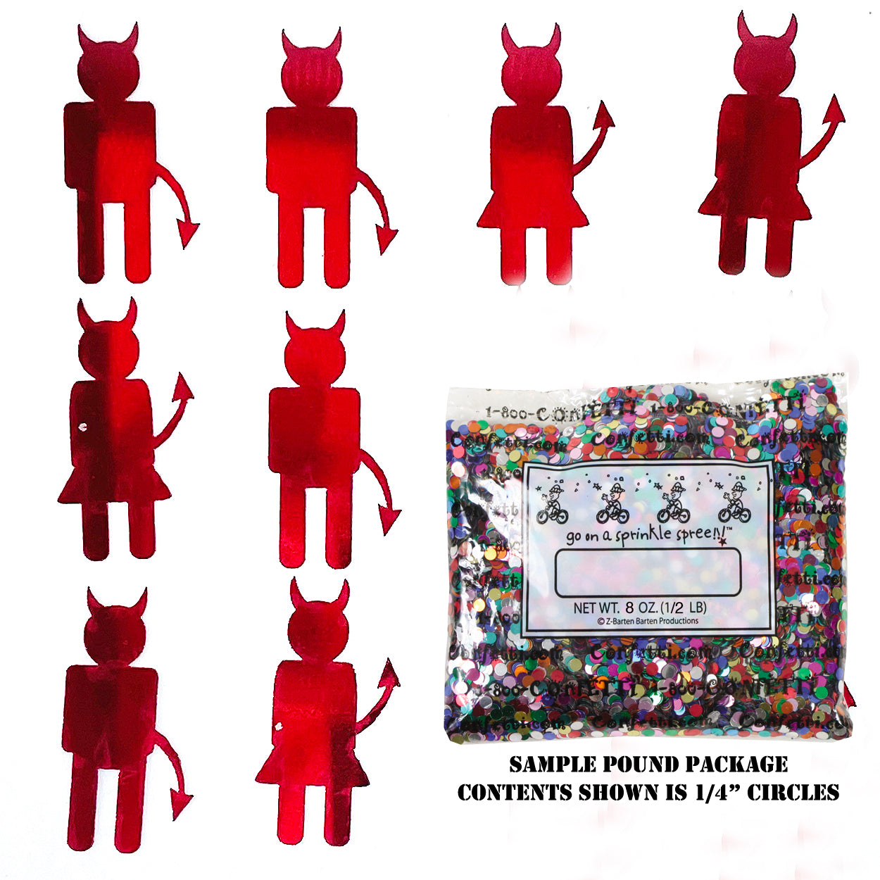 Confetti Devil Play Red 