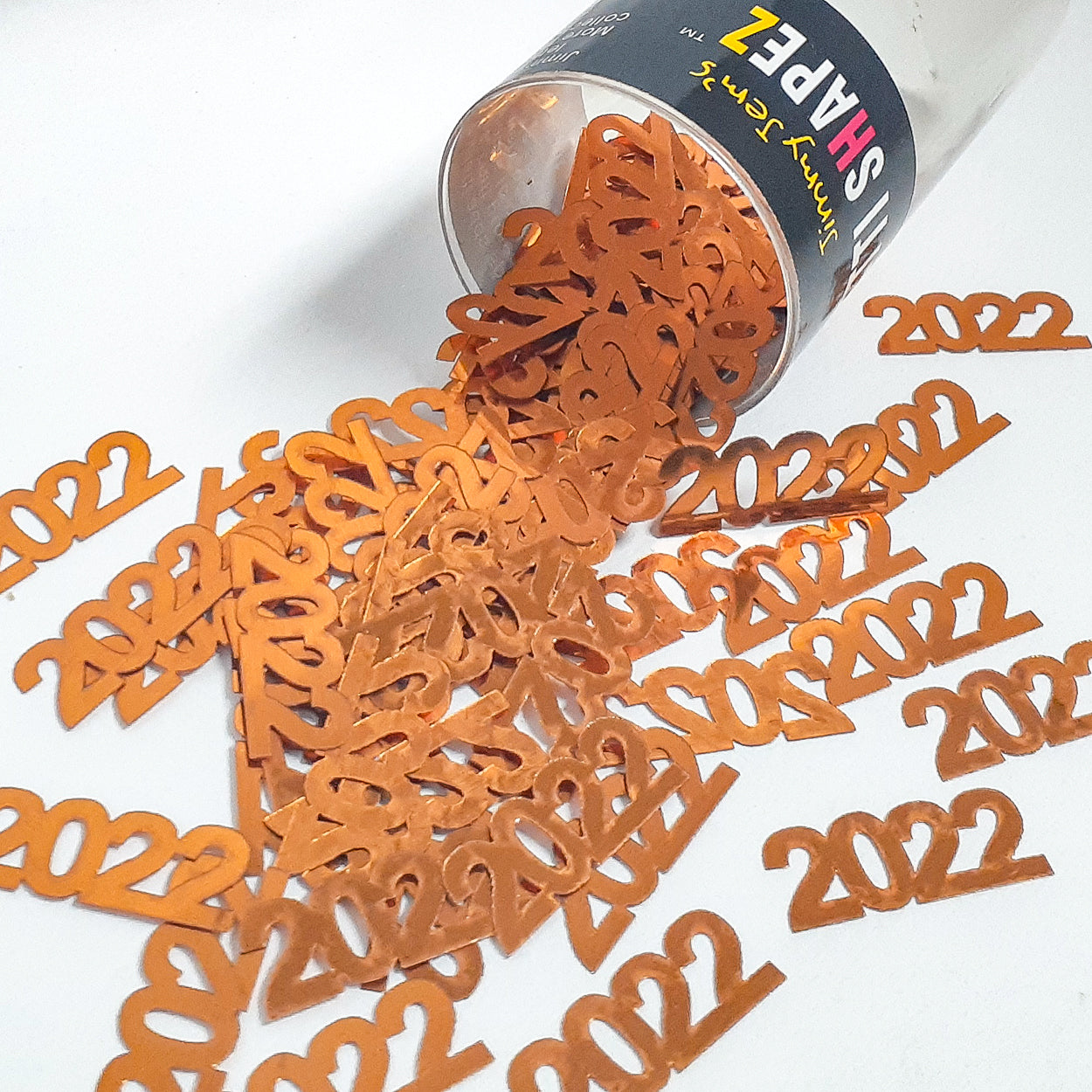 Confetti Year 2022 Orange 