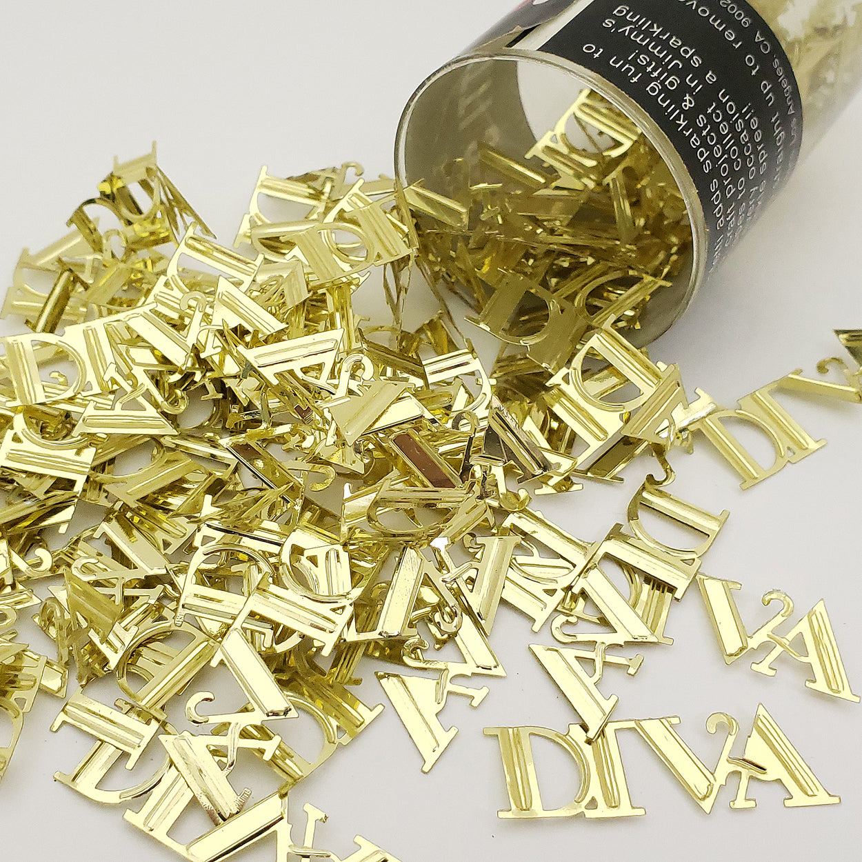 Confetti Word DIVA Gold 