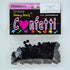 Confetti Circle 1/4" Black 