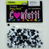 Confetti Circle 1/4" Black, White Mix 