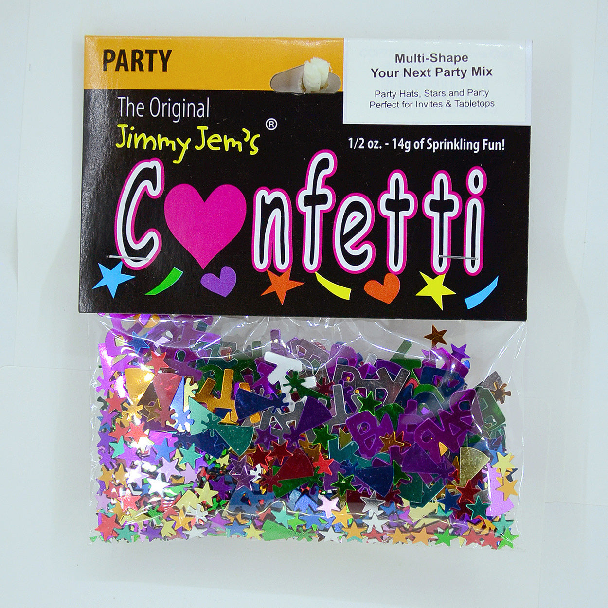 Confetti Mix - Party, Hats, Stars MultiColors