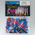 Confetti Mix - Galaxy Stars Red, Silver, Blue