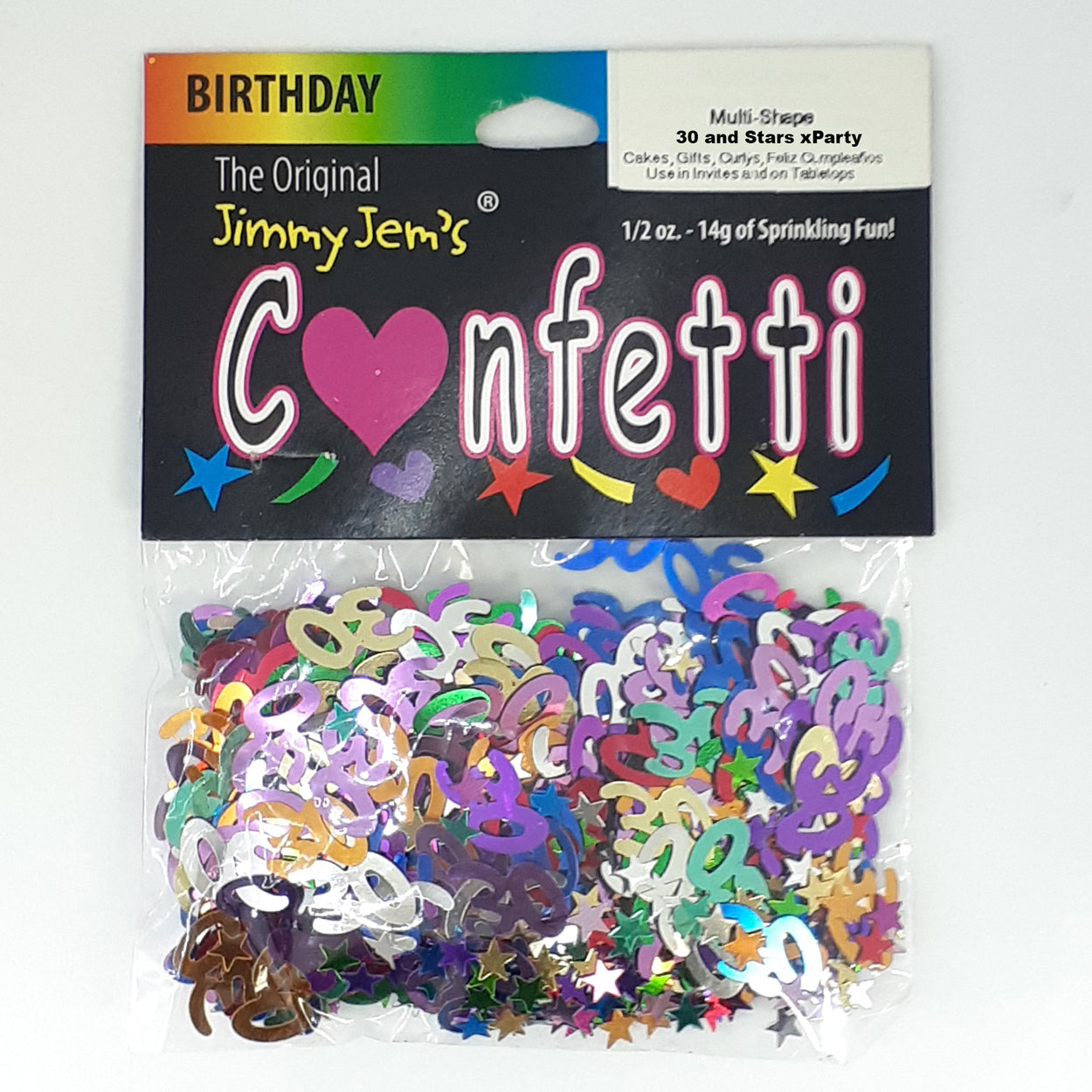 Confetti Mix - 30s & Stars MultiColors