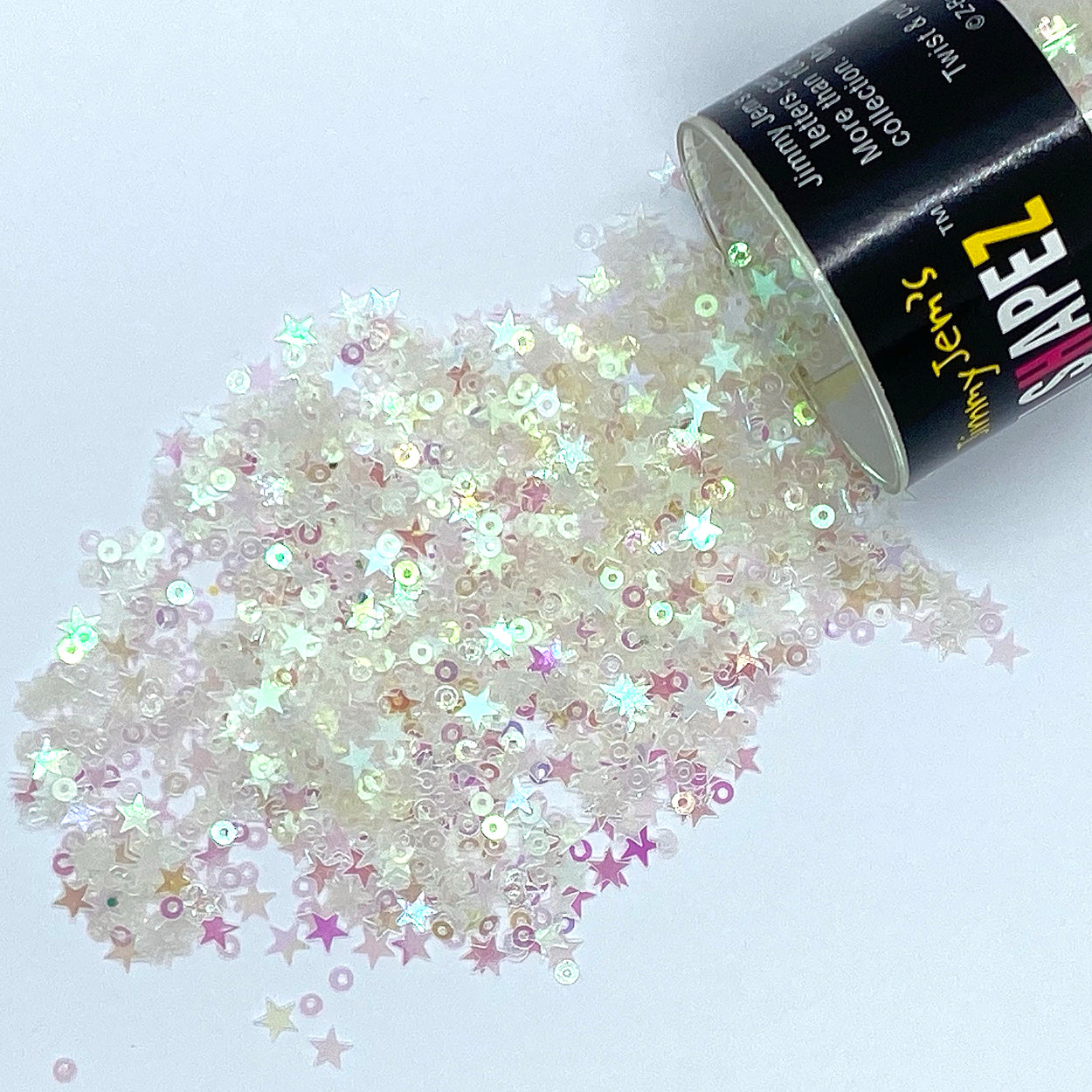 Confetti MS Star/Dot 1/8" Iridescent 