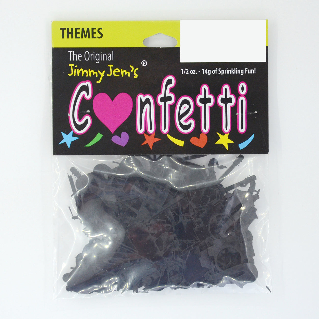 Confetti Music Instruments Black 