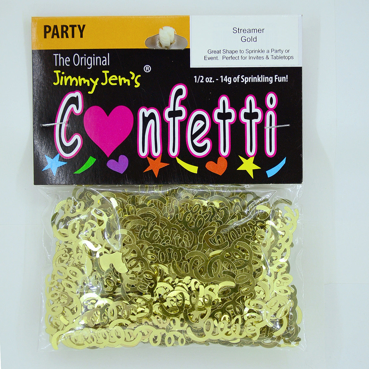 Confetti Streamer Gold 