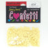 Confetti Heart 1/4" Yellow 